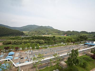 하동군 하수종말처리장 CNR반응조 전경 썸네일 이미지